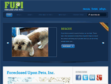 Tablet Screenshot of forecloseduponpets.org